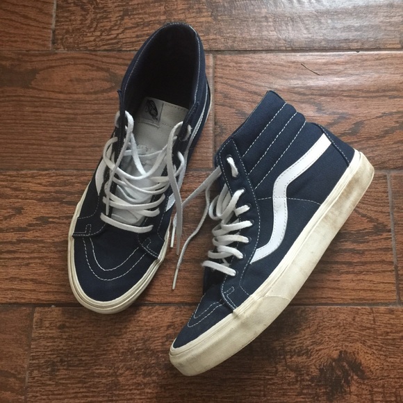 vans mid navy vans mid navy